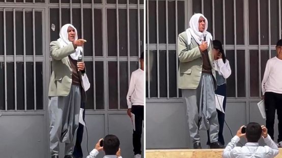 Şanlıurfa’daki 23 Nisan törenine damga vuran an: Atatürk...