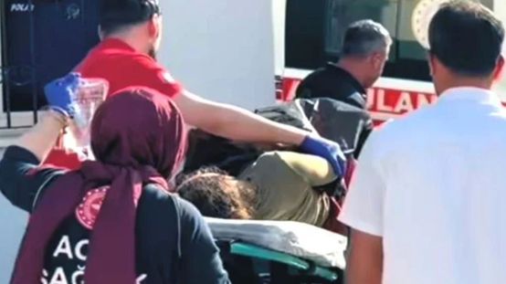 Adıyamanda ot biçme makinesine kolunu kaptıran kadın yaralandı