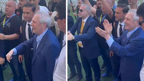 Aziz Yıldırım ve ekibi, Hakan Safi destekçilerinin karşısına dikildi: Buradayım 