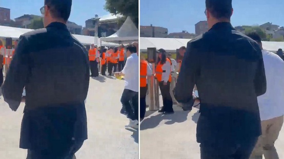 Aziz Yıldırımın kulüpte görmek istediği Volkan Demirel oy vermek için Kadıköyde