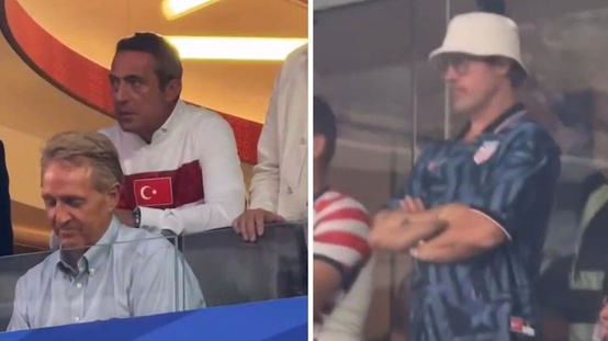 Ali Koç ile Brad Pitt Dünya Kupasında yan yana! Verdiği para servet değerinde