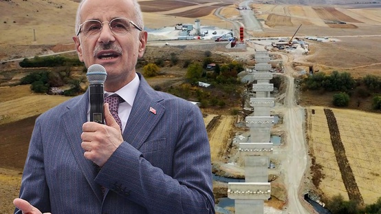 Bakan Uraloğlu müjdeyi verdi! 7 saatlik yol 1 saat 45 dakikaya düşüyor