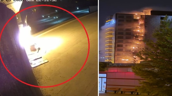 13 katlı plaza küle döndü! Nargile kömürü neden olmuş