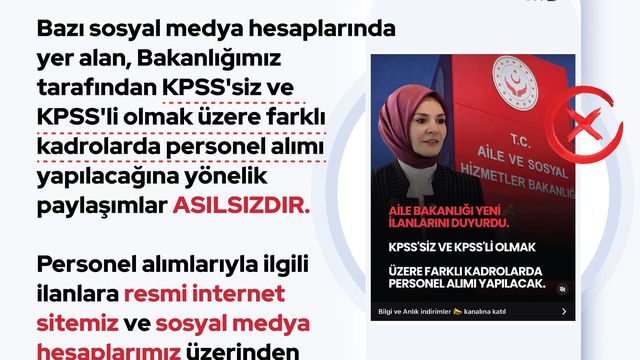 Bakanlıktan KPSS İddialarına Yanıt