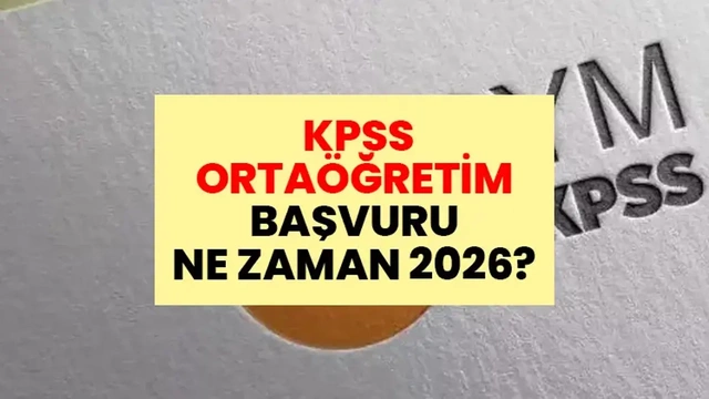 KPSS Ortaöğretim Başvuru Süreci Başlıyor