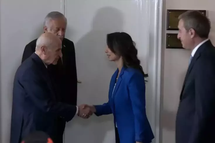 MHP-DEM Parti görüşmesi sona erdi Bahçeli kapıda karşıladı