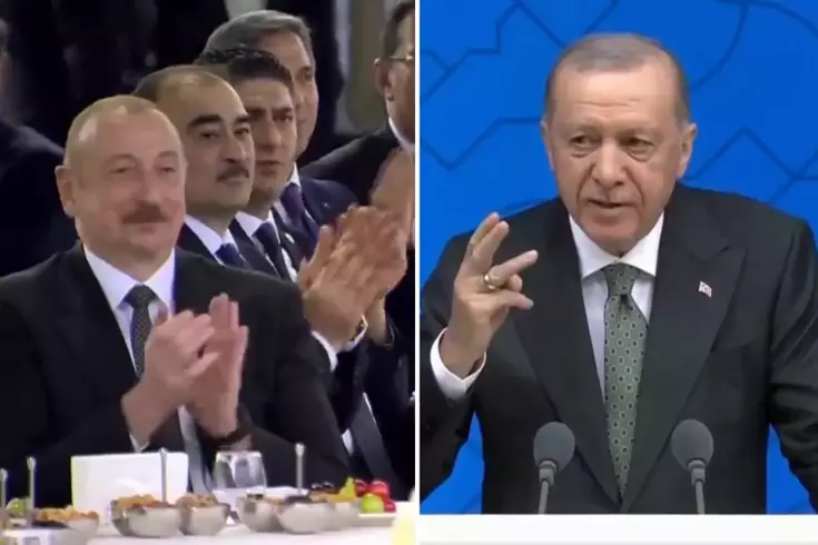 Cumhurbaşkanı Erdoğan’dan Azerbaycan’da dikkat çeken mesaj: Üç millet tek devletiz