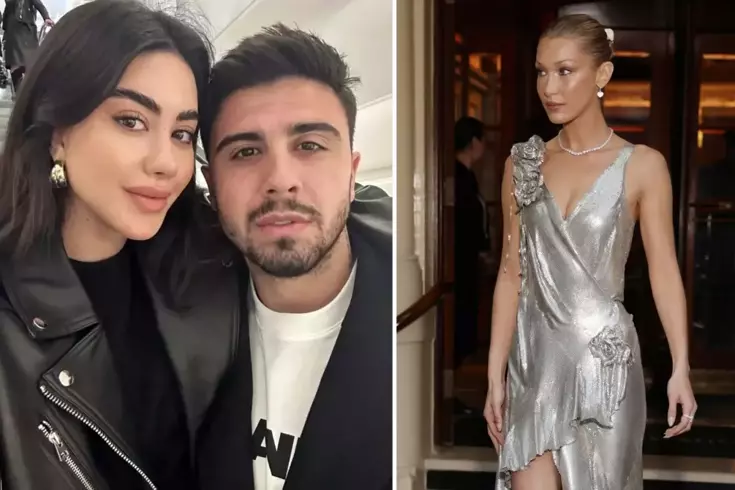 Bella Hadid’i gören Ozan Tufan karısını bırakıp gitmiş