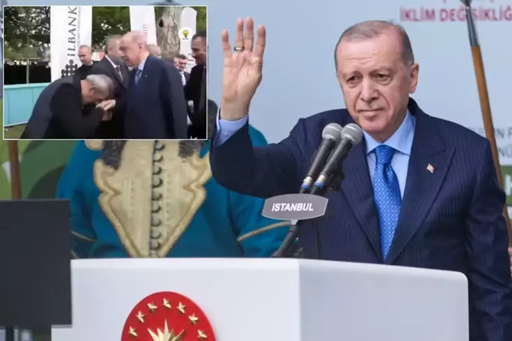 Yavuz Bingöl, Cumhurbaşkanı Erdoğan’ın elini öptü sosyal medyayı ikiye bölündü