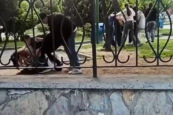 Başakşehir’de Çocuk Kavgası Kamerada