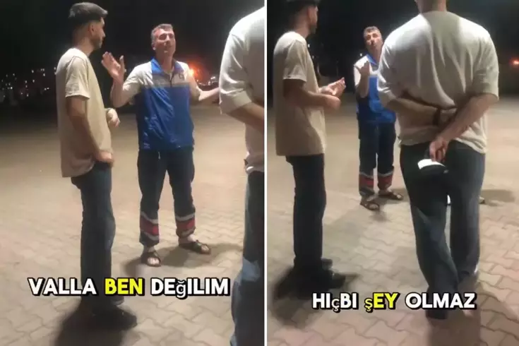 Dizel araca benzin dolduran pompacı Araç sahibi ile aralarında geçen diyalog bomba