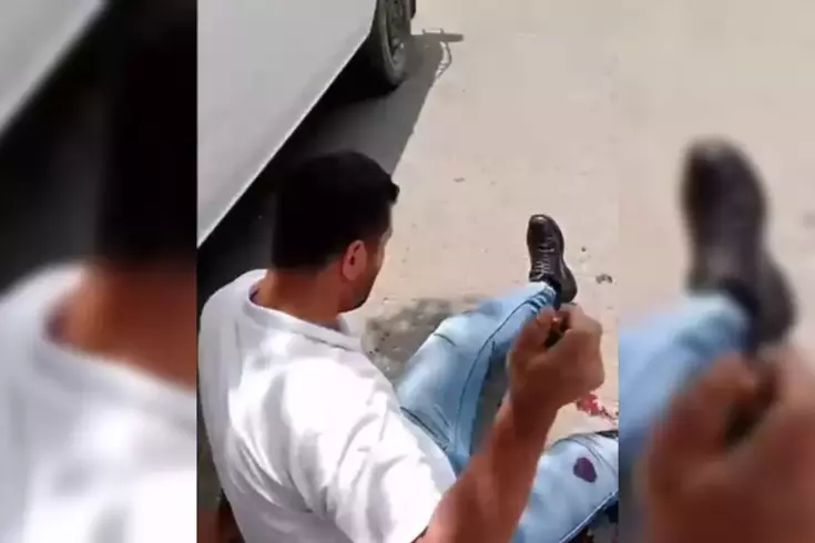 Kendisini rahatsız eden erkeği ayaklarından vuran kadın, o anları sosyal medyadan paylaştı