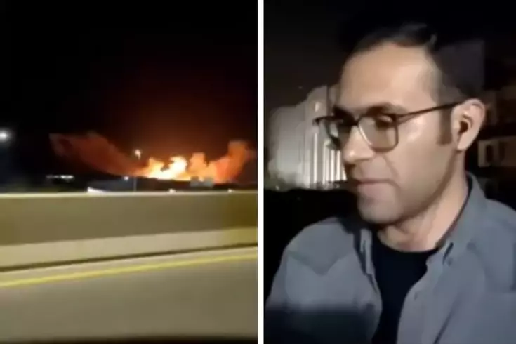 Patlama seslerinin arasında anlattı İşte Tahran’da son durum