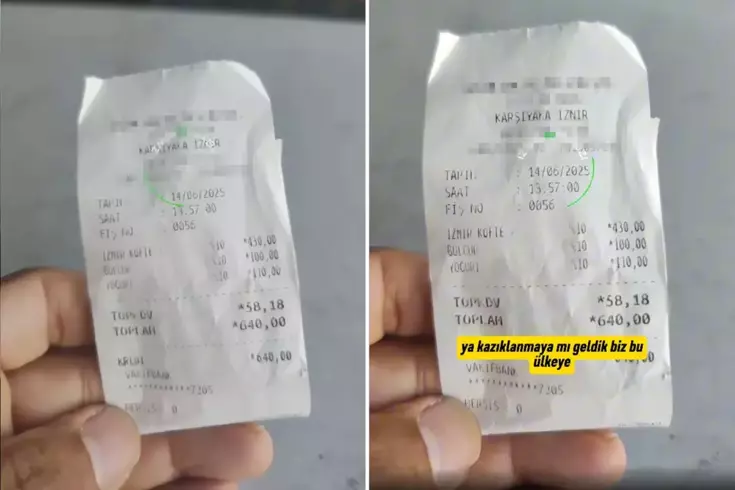 Almanya’dan gelen gurbetçi yemek hesabını görünce şoke oldu: Kazıklanmaya mı geldik
