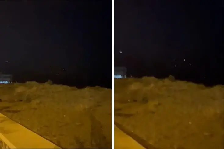 İran’ın İsrail’e fırlattığı füzeler Hatay’dan görüldü