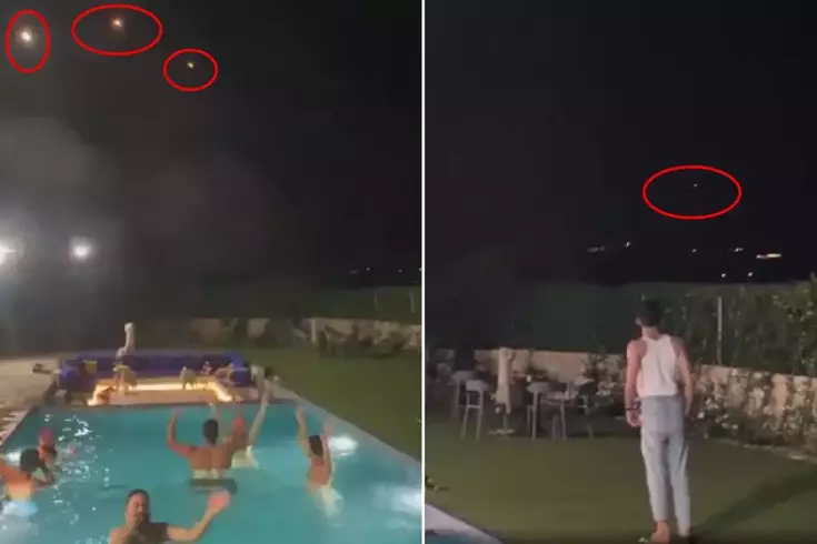 İran’dan İsrail’e atılan füzeleri tezahüratlarla izlediler