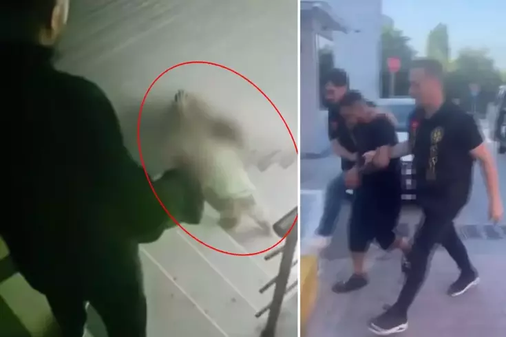 Kızına tekme atıp merdivenden yuvarlayan acımasız babanın ilk ifadesi
