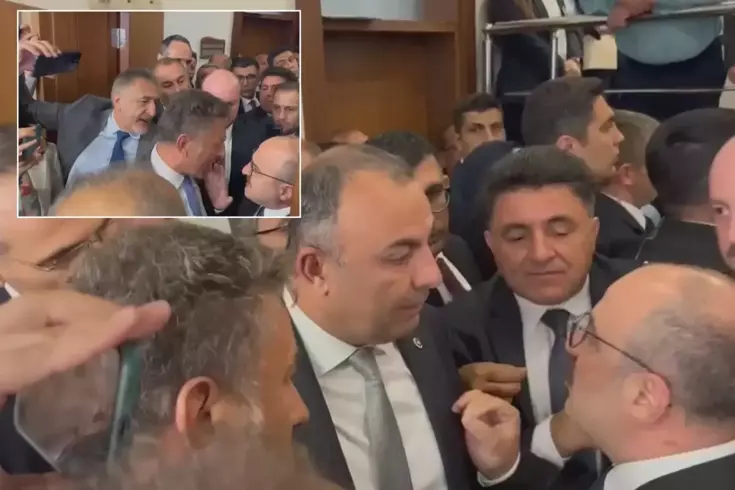 Meclis’te arbede Vekiller birbirine girdi