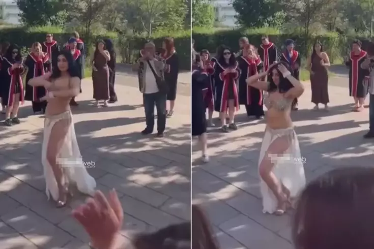 ODTÜ’de mezuniyete dansöz getirildi