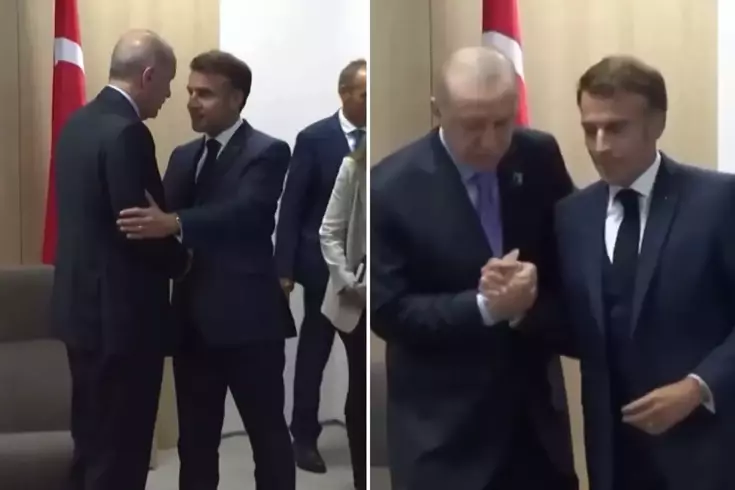 Cumhurbaşkanı Erdoğan’a üstünlük kurmaya çalışan Macron, sert kayaya çarptı