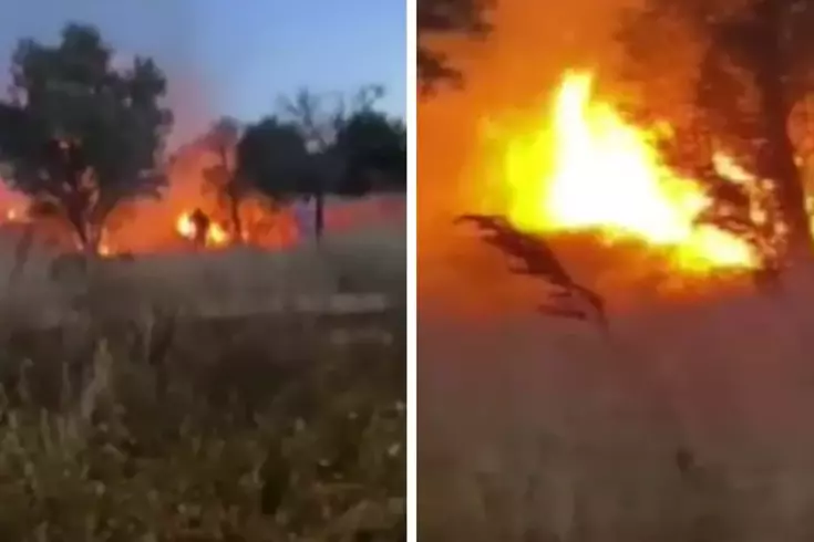 Karacabey’de Şalvar Gecesi Yangın Çıkardı