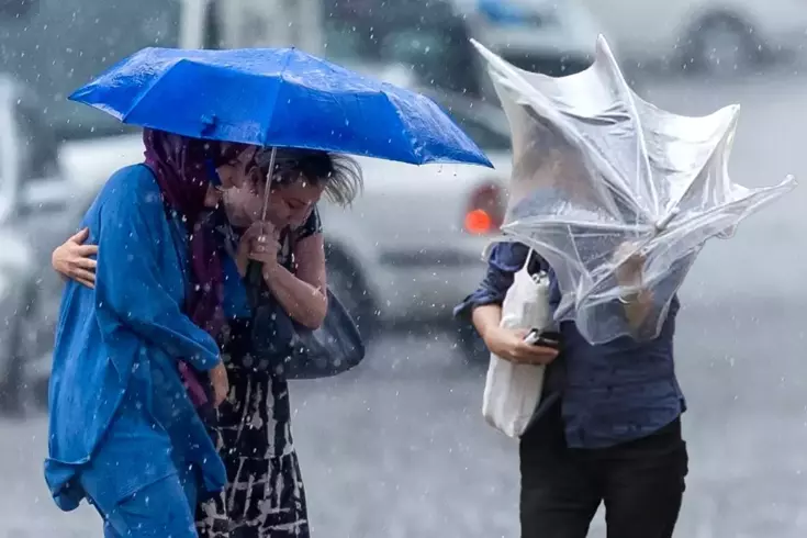 Meteoroloji’den 21 kente sarı kodlu uyarı Sağanak ve rüzgar bekleniyor
