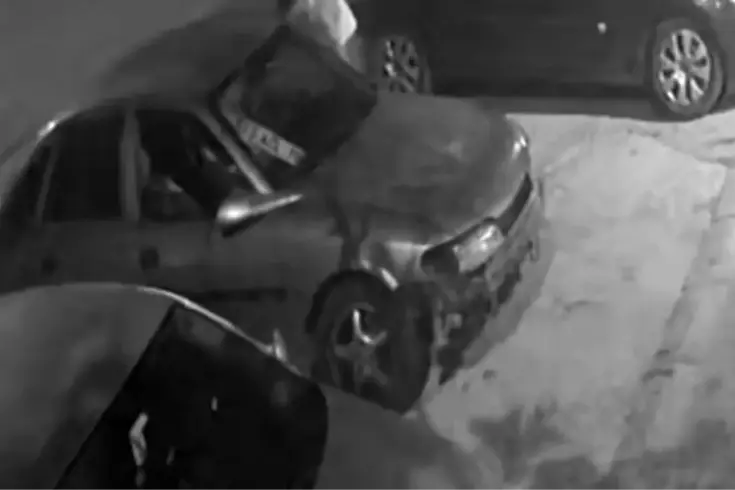 İşte otomobilin içinde can veren 4 gencin son anları