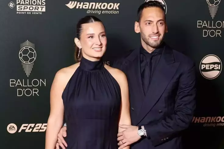 Hakan Çalhanoğlu’nun eşinden olay paylaşım