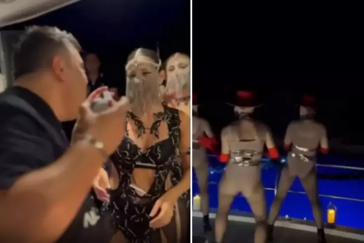 Aras Kargo’nun sahibi, mahkeme kararını dansöz oynatarak kutladı