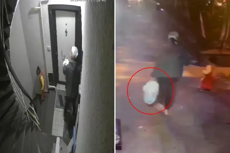 Bebeğini poşetle çöpe atıp ölüme terk etti
