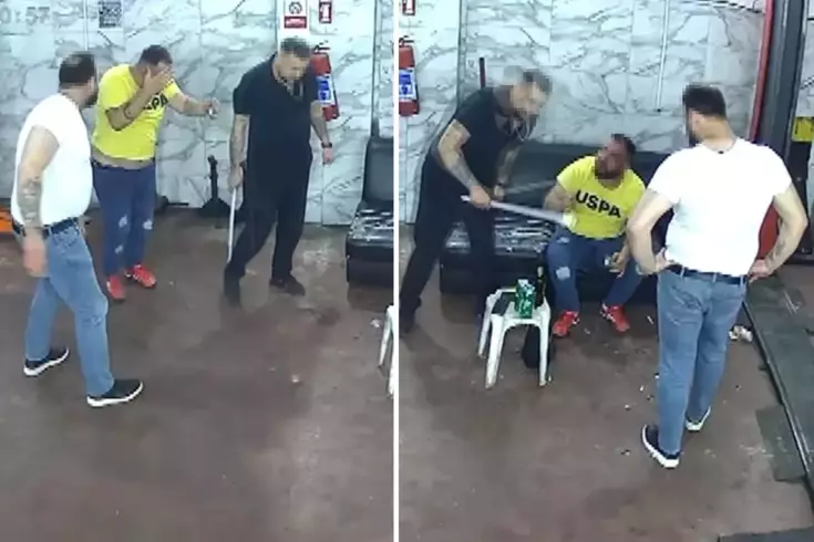 Anlaşmazlık yaşadığı kişiyi levyeyle dövdüler
