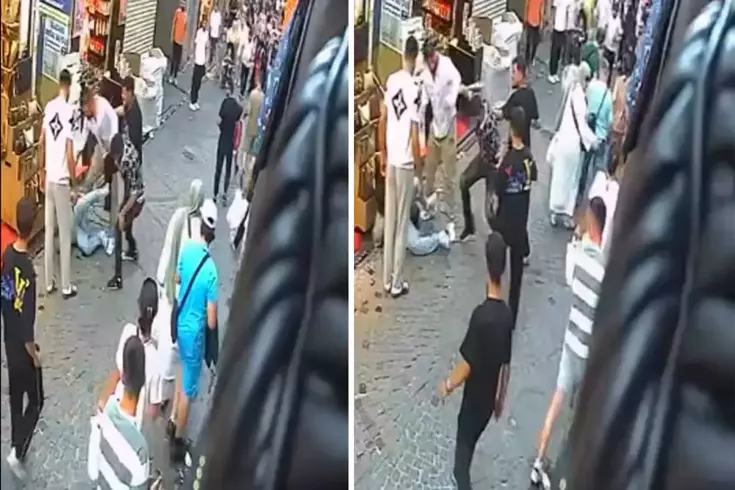 Sokakta yürürken tartıştığı 3 kişi tarafından sopa ve tekmelerle darbedildi