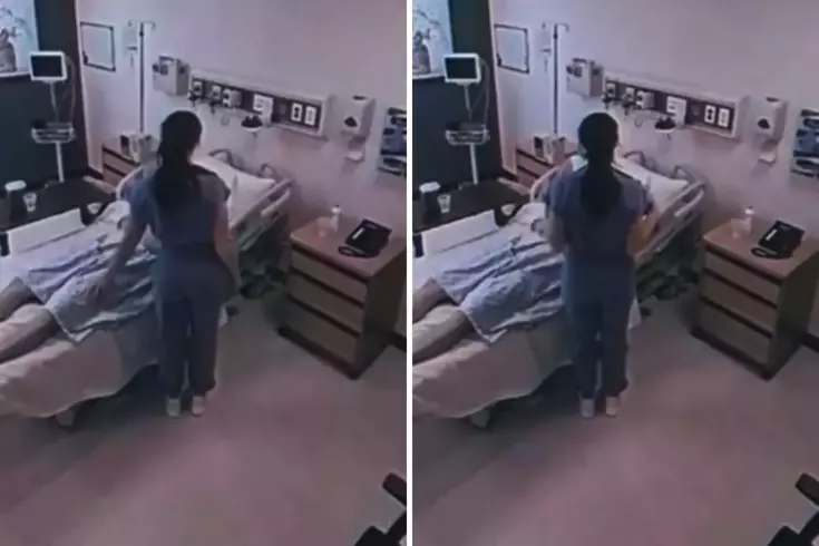 Üniformasının önünü açarak hastaya göğüslerini gösteren hemşireye tepki yağıyor