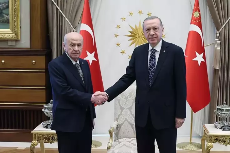 Ankara’da sürpriz görüşme Cumhurbaşkanı Erdoğan, Bahçeli’yi kabul etti