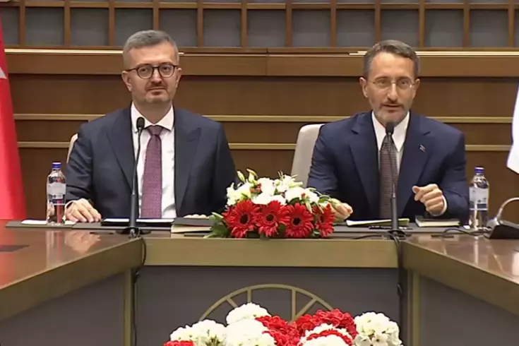 İletişim Başkanlığı’nda devir teslim Altun bu sözlerle veda etti