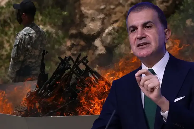 AK Parti Sözcüsü Ömer Çelik: PKK, silahların teslimini bir an önce tamamlamalı