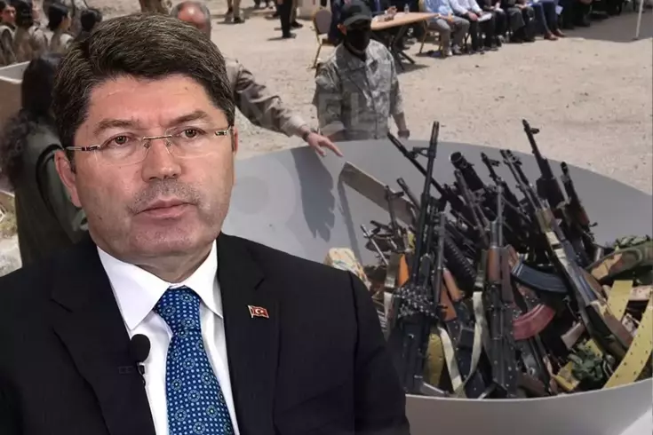 Bakan Tunç, PKK’nın silah yakmasını böyle yorumladı: Bugün kardeşliğimize vurulan hançer çıkarıldı