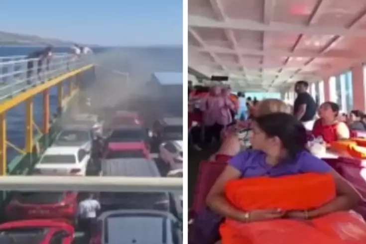 200 yolculu feribotta yangın paniği Vali’den açıklama geldi