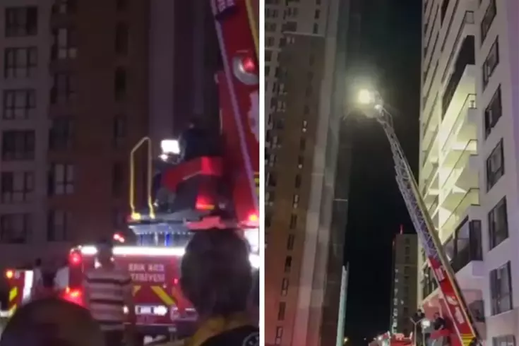 Ankara’da 26 katlı binada korkutan yangın Çok sayıda kişi mahsur kaldı