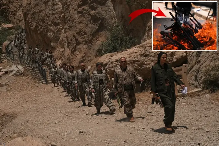 Silah yakma sonrası gözler PKK’nın üzerinde 11 terör kampı boşaltılacak