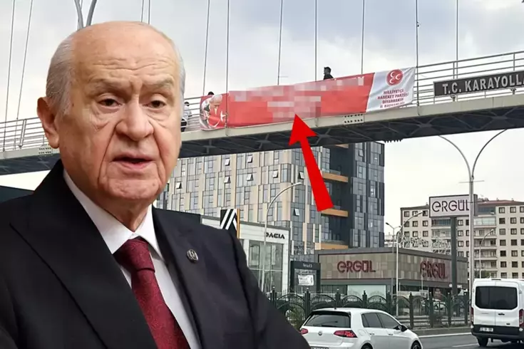 Yeni sürecin yansımaları Diyarbakır’da her yere MHP’nin bu pankartları asılıyor