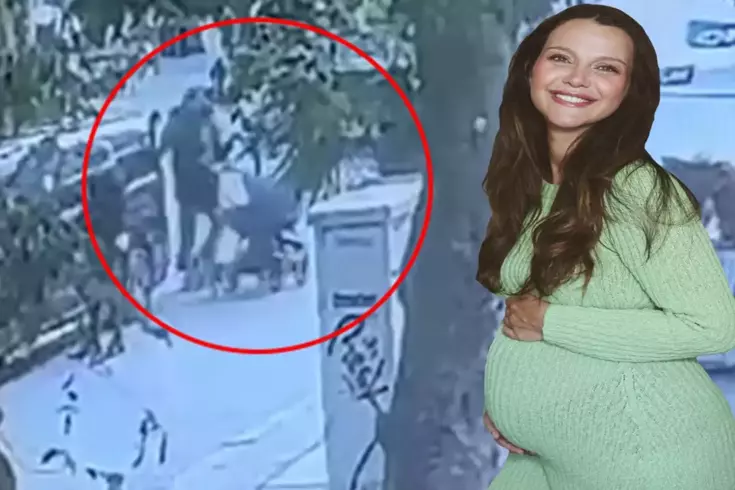 Ünlü oyuncu İrem Helvacıoğlu’nun bebeğiyle ölümden döndüğü an kamerada
