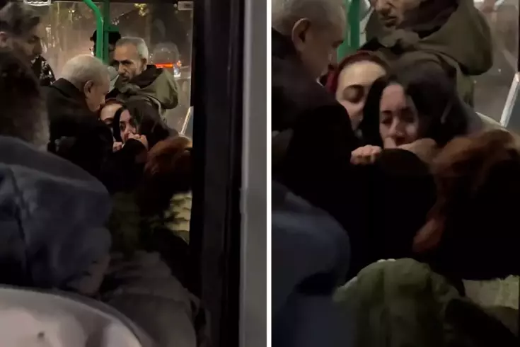 Kadın yolcu, otobüste tartıştığı başka kadın yolcuyu ısırdı