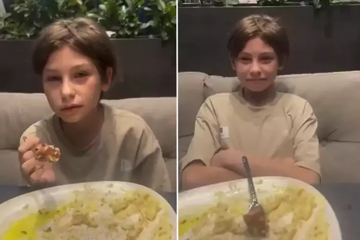 Çocuğuna domuz eti yediren baba tepki çekti