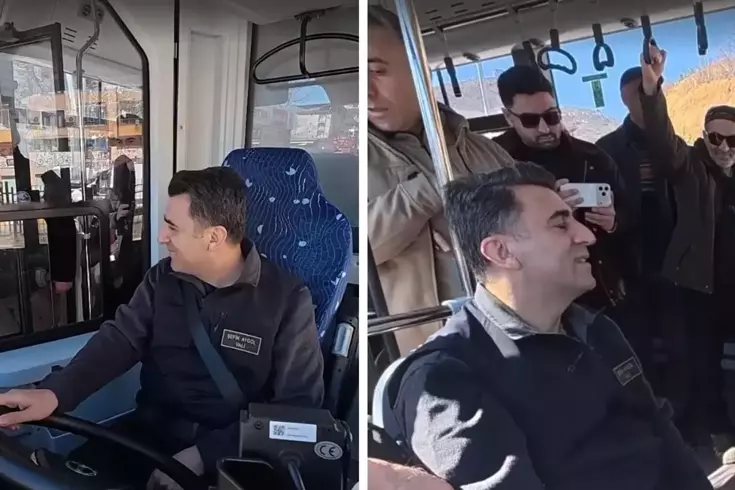 Direksiyonda bir vali Vatandaşlarla sohbet etti, o anlar kameralara yansıdı