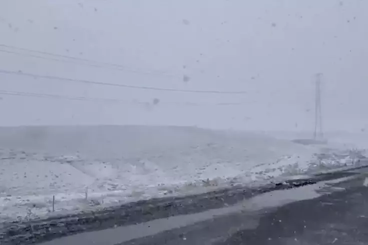 Türkiye’nin en kurak ilçesine lapa lapa kar yağdı