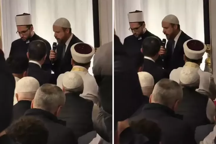 Bilal Erdoğan, Üsküp’te teravih namazını kıldırdı