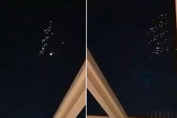 İran’dan İsrail’e balistik füze yağmuru: Gökyüzü alev aldı