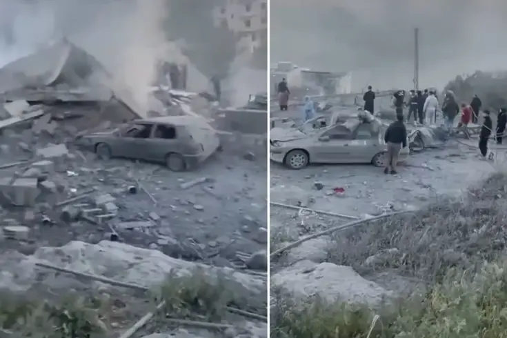 Ülke şokta Füzelerin isabet ettiği kasaba kan gölüne döndü