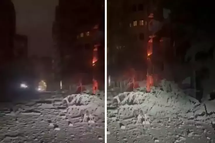 İsrail, Lübnan’da Başbakanlık binasının hemen yanını vurdu